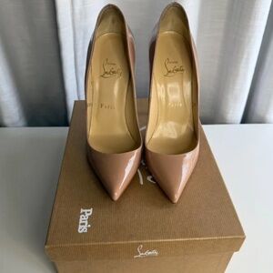 Christian Louboutin NUDE Patent Leather Heels